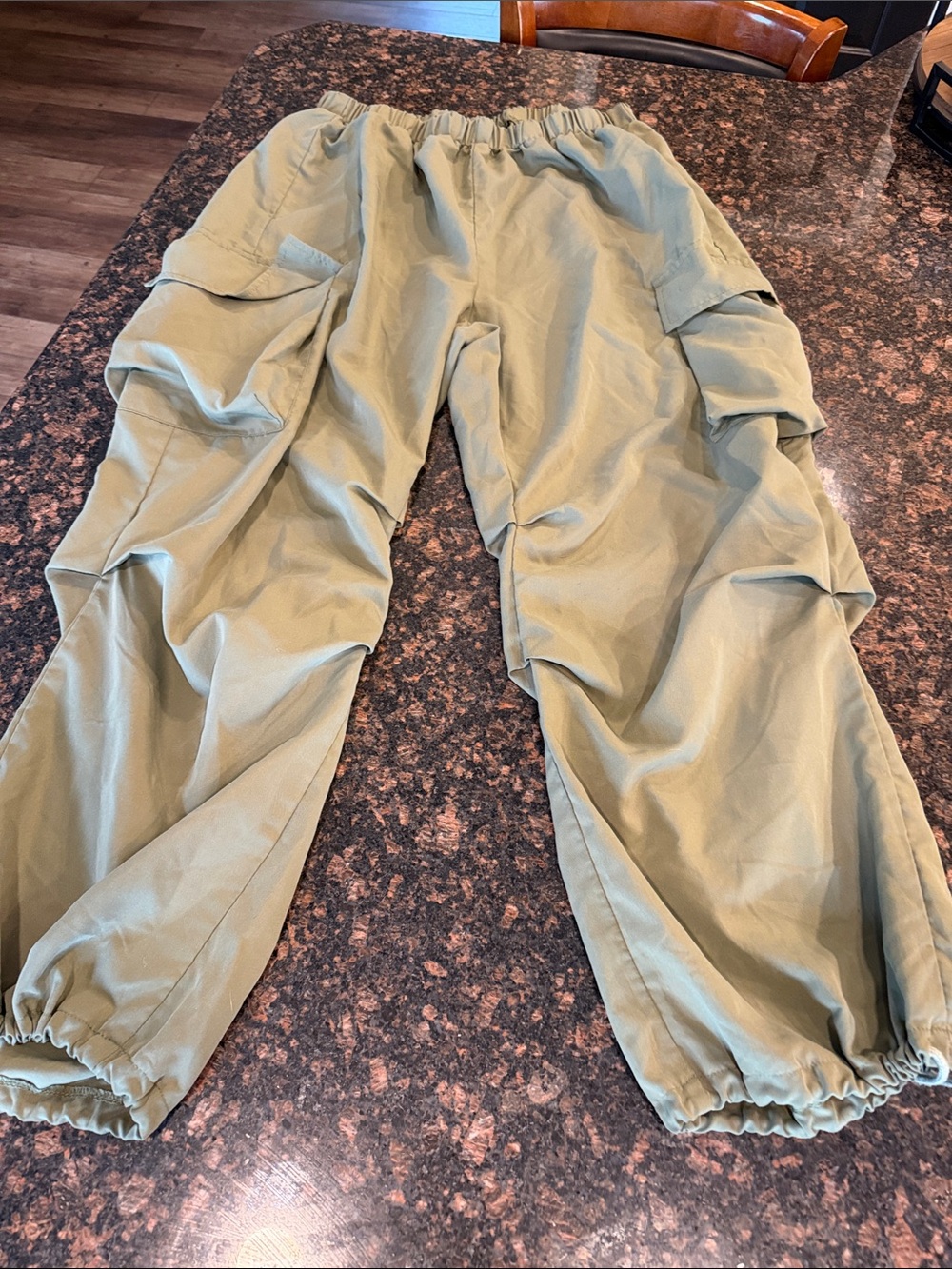 Utility Cargo Jogger Pants in Olive Green Shein size 3XL
